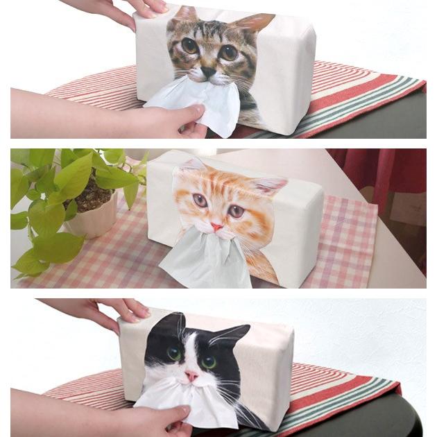 ティッシュケース ねこのティッシュケース ねこのしっぽ （ ねこ ネコ