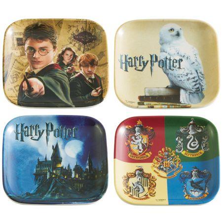 小皿 ミニプレート 4枚セット ハリー・ポッター Harry Potter メラミン