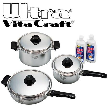 Vita Craft（ビタクラフト） エクセレントセット ウルトラ 片手鍋 両手