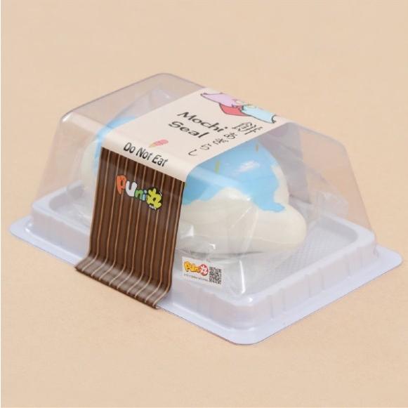 スクイーズ ぷに丸 餅あざらし ブルーベリーアイスクリーム 可愛い