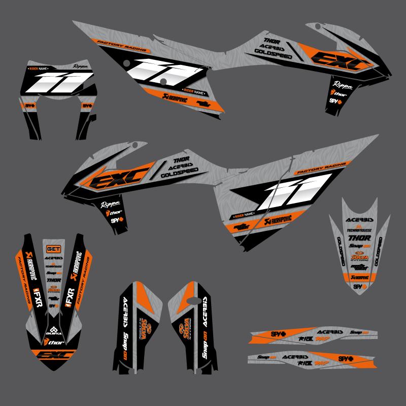 セミオーダー グラフィックデカール フルキット KTM EXC'20-'23 SX'19