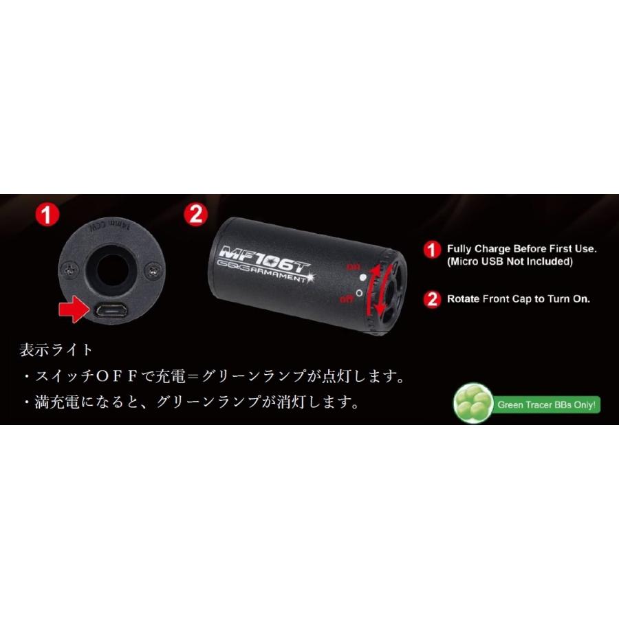 2/25(水)5％OFFクーポン】G&G MF106T マズルフラッシュトレーサー
