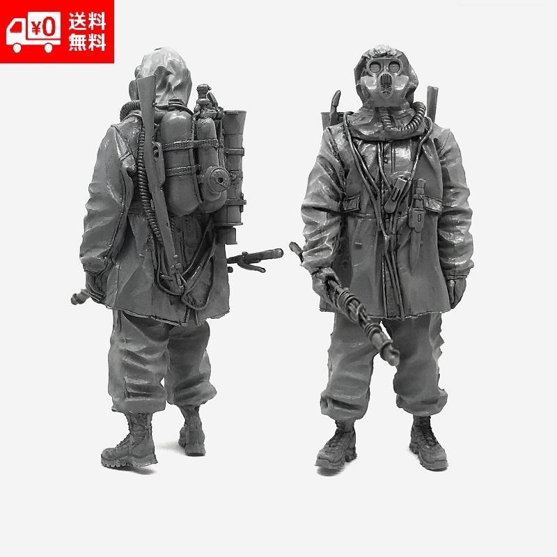 1/35 アメリカ陸軍 火炎放射器を持った兵士 未塗装 レジン製 組み立て