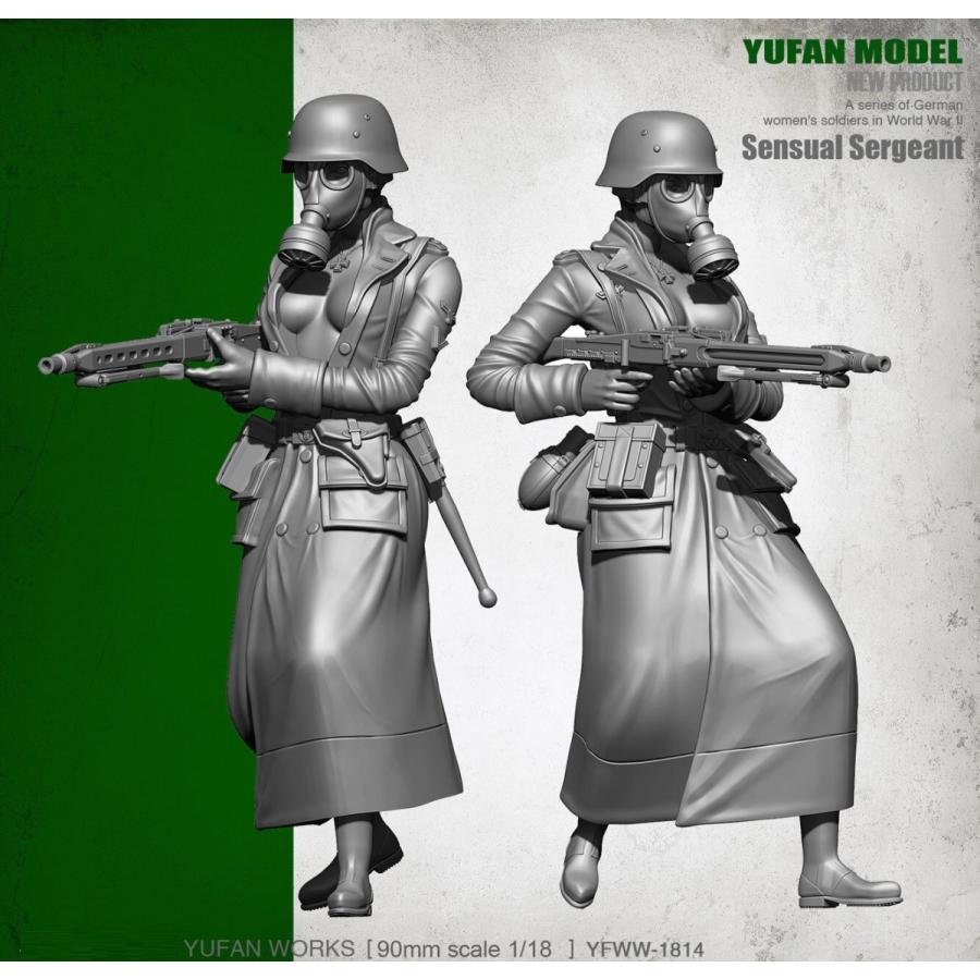1/18 WW2 ナチス SS 親衛隊 セクシー 女性 兵士 ソルジャー 未塗装