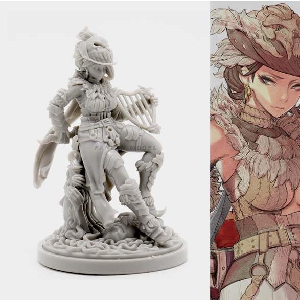 30mm 1/35 KINGDOM DEATH キングダム・デス ECHOES OF 2 女性戦士 未