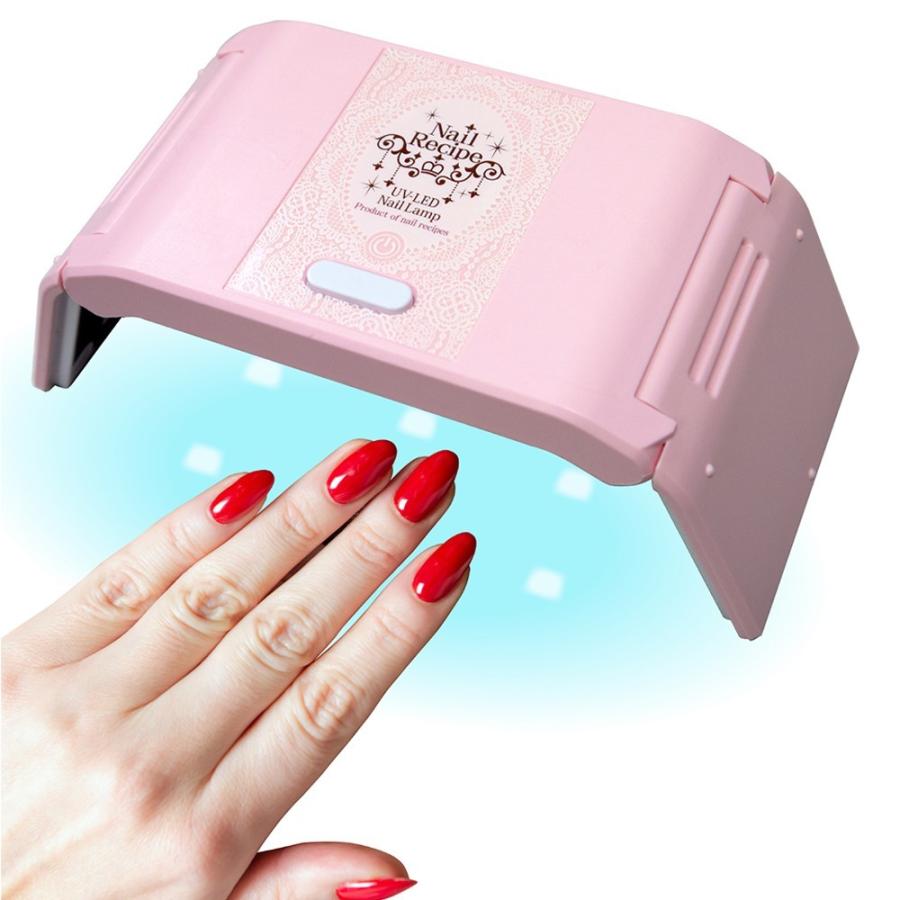 UV-LED 折りたたみ コンパクトライト 硬化ライト タイマー設定可能 36W
