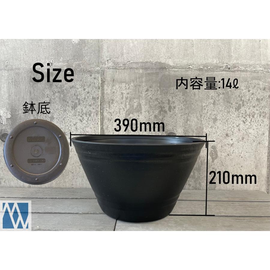 睡蓮鉢（メダカ鉢）プラスチック製 39号 : MEIWACO Yahoo!ショップ