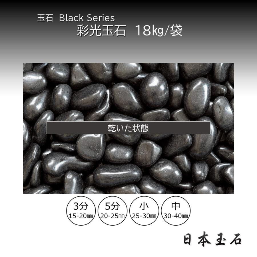彩光玉石 1袋 18kg 砂利敷き 日本玉石 : 松井商店 ヤフー店 - 通販