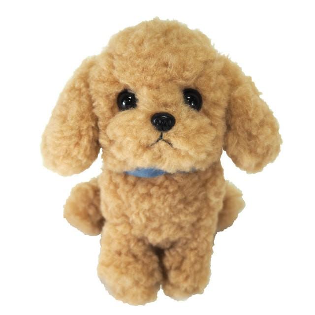 犬のぬいぐるみ PUPS! パプス トイプードル ベージュ : メッチェン洋品