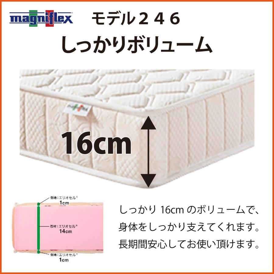 magniflex（マニフレックス） マットレス 高反発 セミダブルサイズ NEW