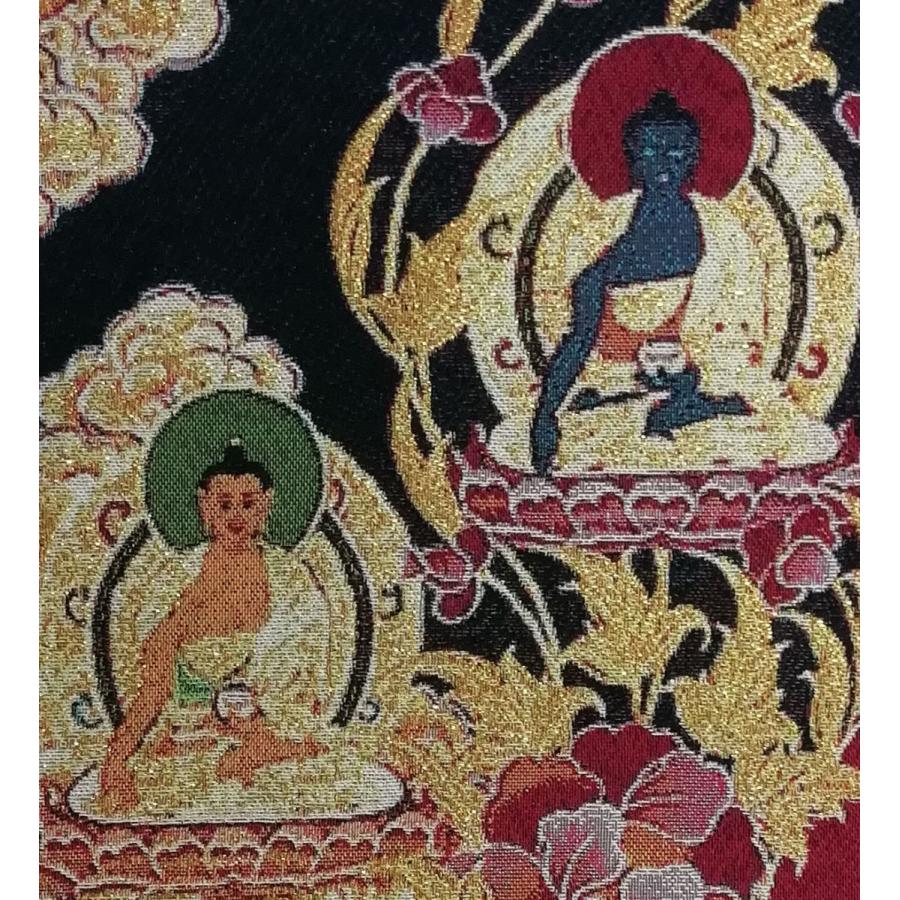 チベット密教仏画掛軸 四臂観音菩薩 仏教 織物 タンカ タペストリー NU