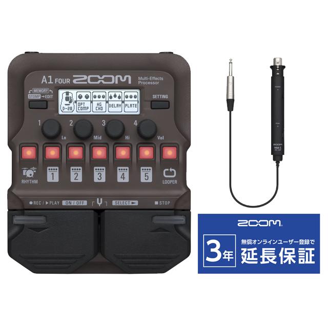 ズーム（zoom） ZOOM A1 FOUR マルチエフェクター／アコースティック