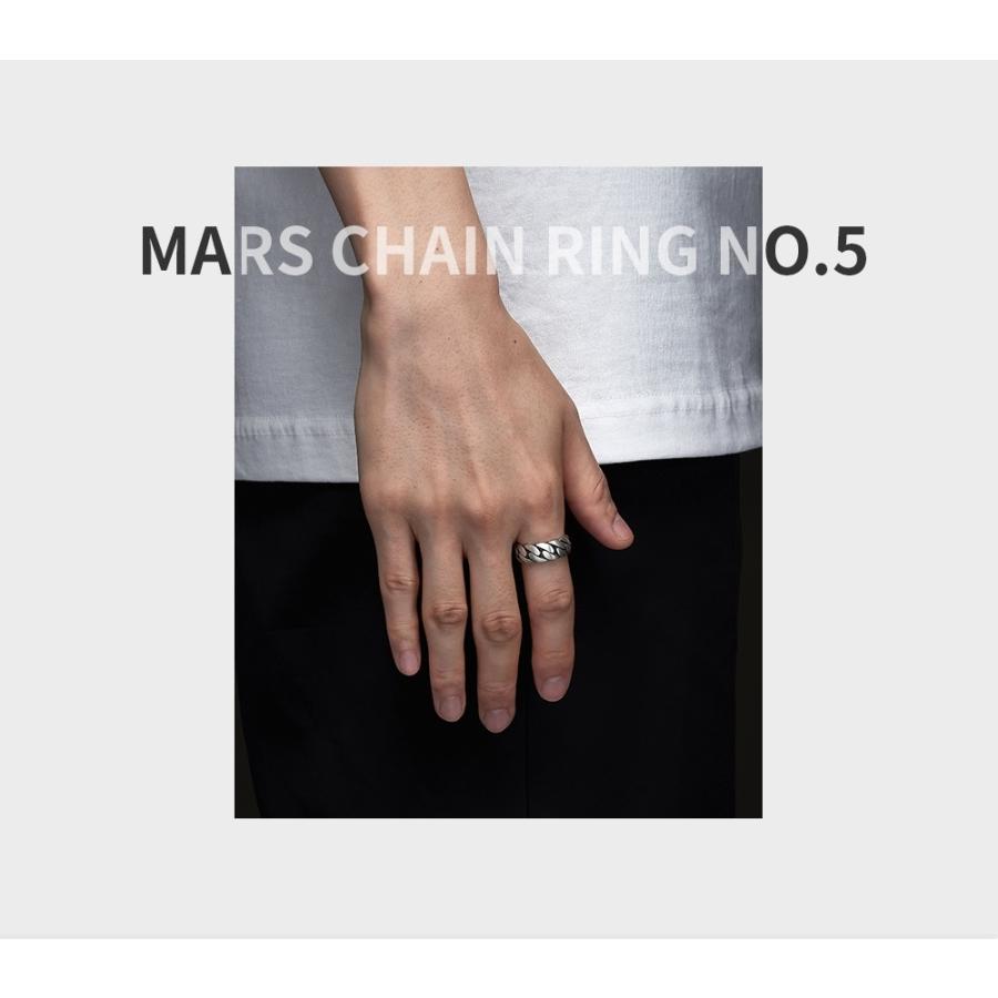 シルバー 指輪 リング マルスマーク Mars Chain Ring No.5 : SURU