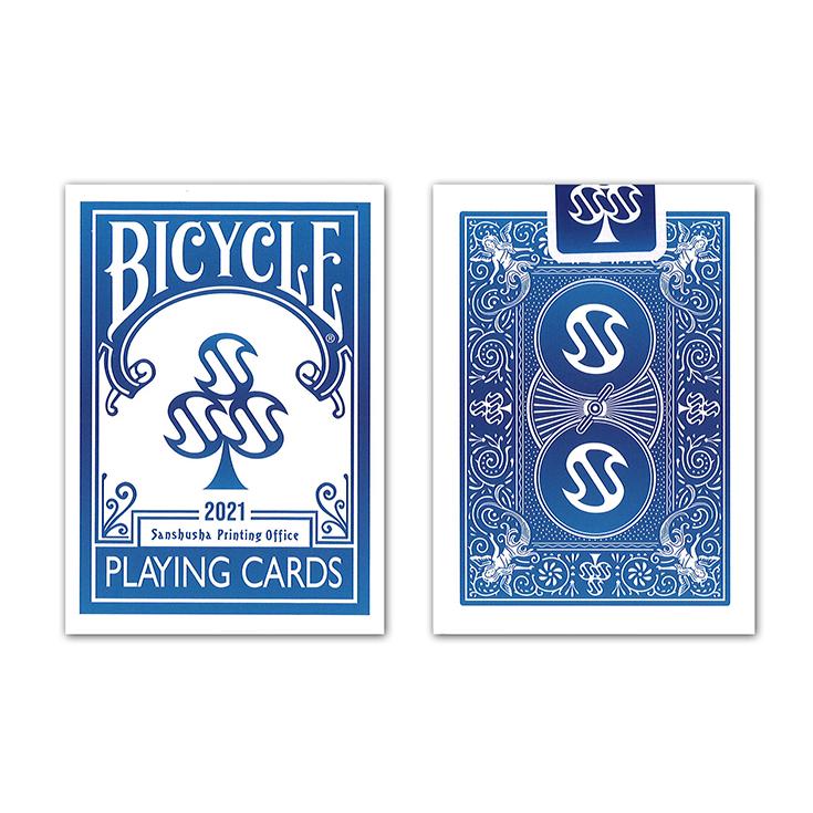 トランプ バイスクル サンシュウシャ 青 BICYCLE 三秀舎 BLUE ポーカー