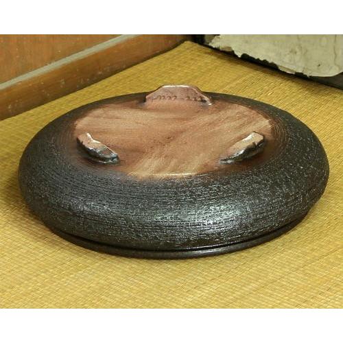 信楽焼 水盤 花器 11号 万年青 丸 陶器 池坊 嵯峨御流 生け花 華道用