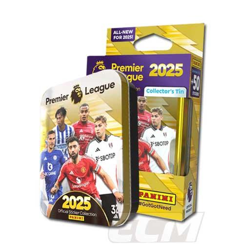 PRE22】コレ缶【国内未発売】PANINI プレミアリーグ 2025 オフィシャル
