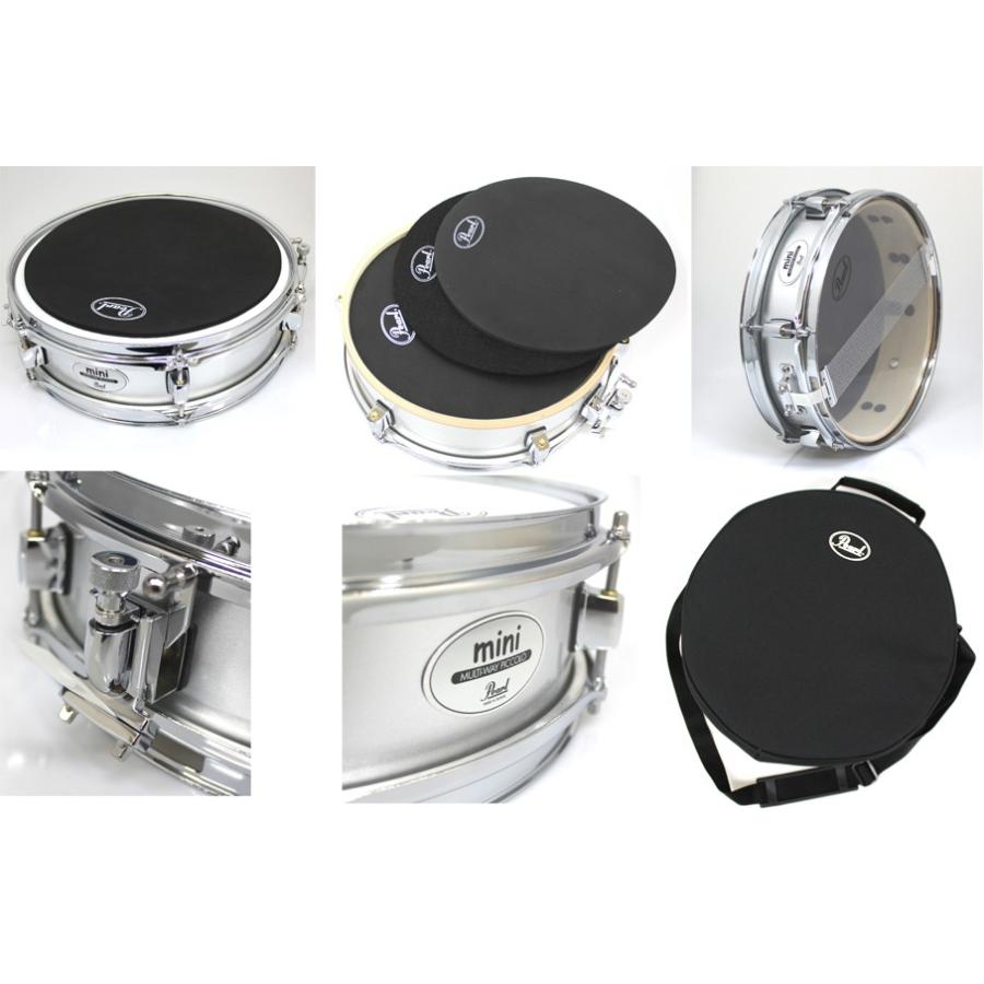 Pearl Pearl MINIスネアドラム MS1235S/C (12″ x3.5″) #55 シルバー