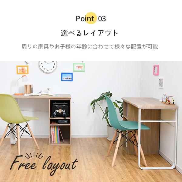 moca company ツインデスク 幅180cm 学習机 シンプル 収納 ラック