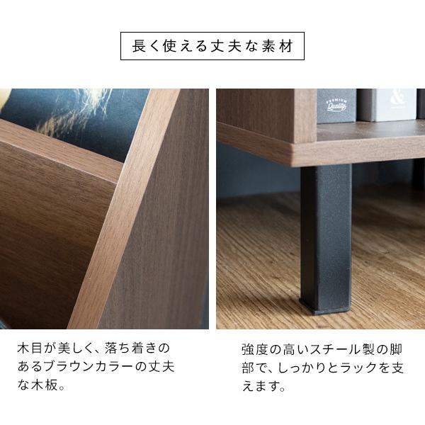 お気に入りは魅せて収納 レコードラック マガジンラック おしゃれ