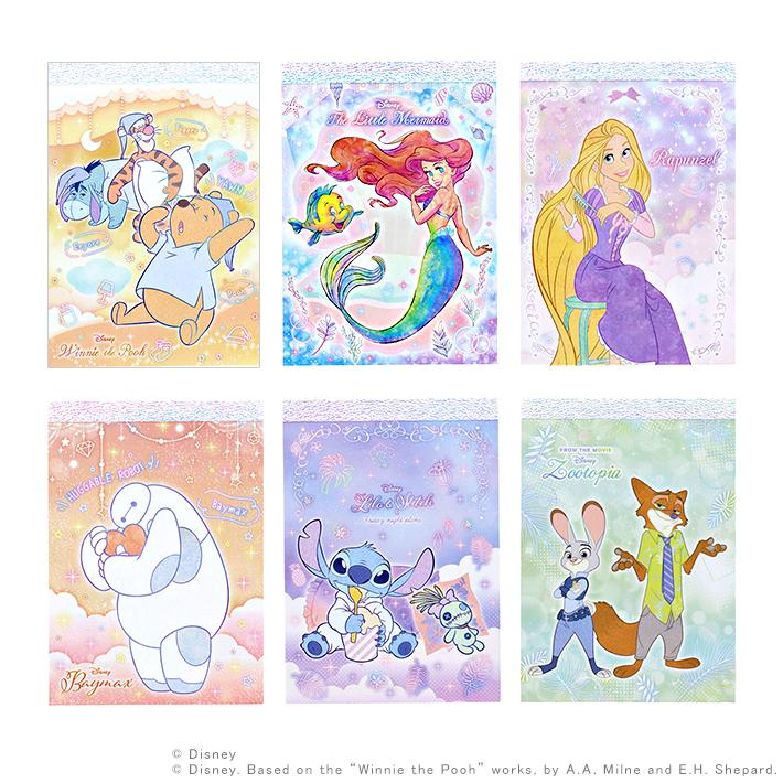 Disney（ディズニー） メモミニ ゆめかわ！ おやすみタイム 6柄 [M便 1