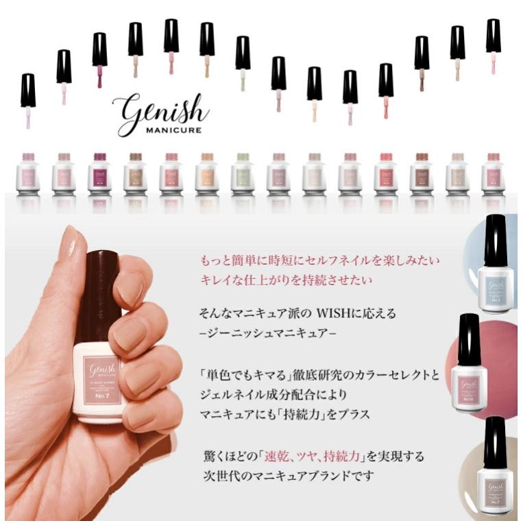 ジーニッシュ マニキュア ネイル セルフネイル ジェルネイル 65 70 71