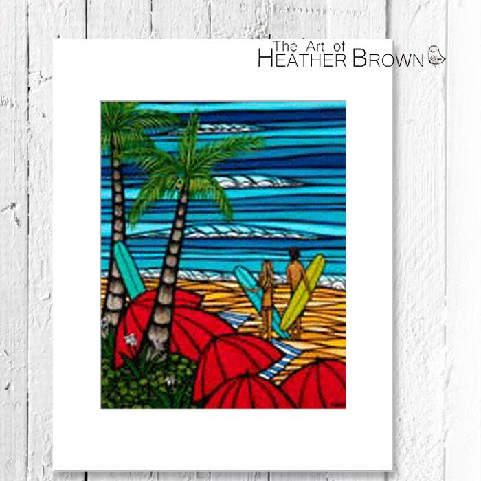 ヘザーブラウン アートプリント 絵画 HEATHER BROWN FUN IN THE SUN
