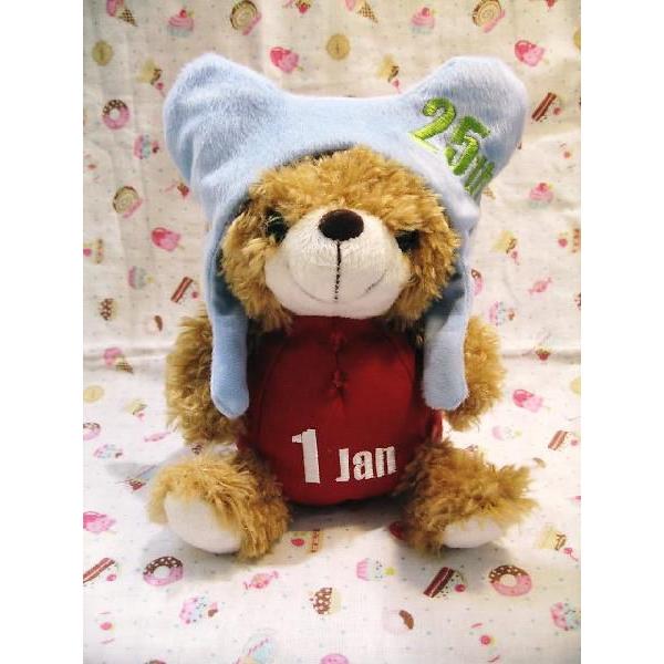 バースデー メモリアル ベアー ヌイグルミ BEAR'S365 ぬいぐるみ『1月
