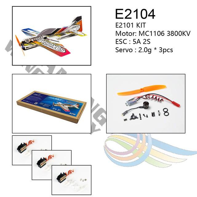 ラジコン 飛行機 EPPマイクロ3D 屋内飛行機 SAKURA RC E210 組み立て