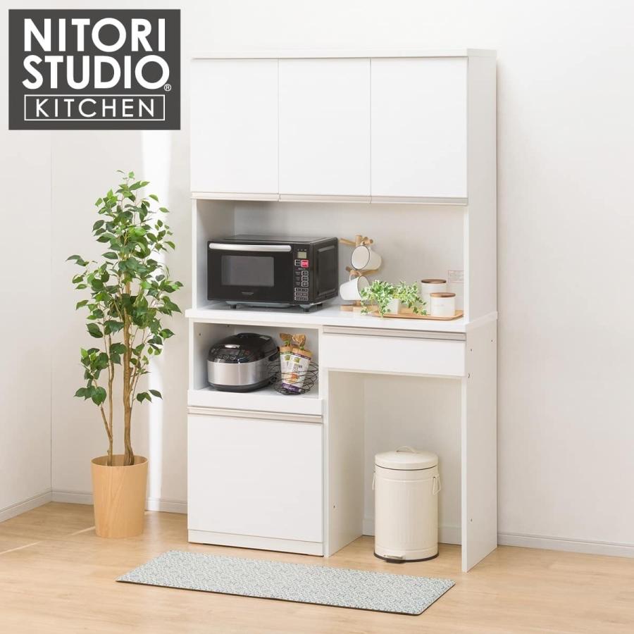 ニトリ（NITORI） 幅120cm キッチンボード(リガーレ120KB WH) : ニトリ