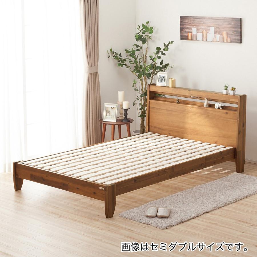 ニトリ（NITORI） ベッド ダブル 天然木アカシアすのこベッドフレーム