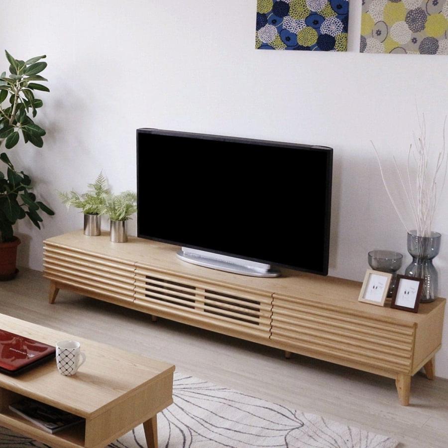 ニトリ（NITORI） 天然木の飾りが魅力のテレビボード200 (NA) テレビ台