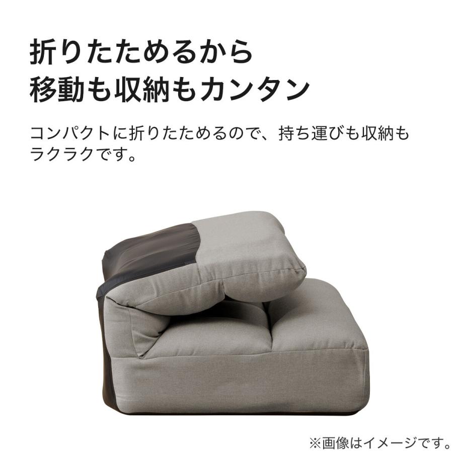 ニトリ（NITORI） つながるハイバックポケットコイル座椅子 ローソファ