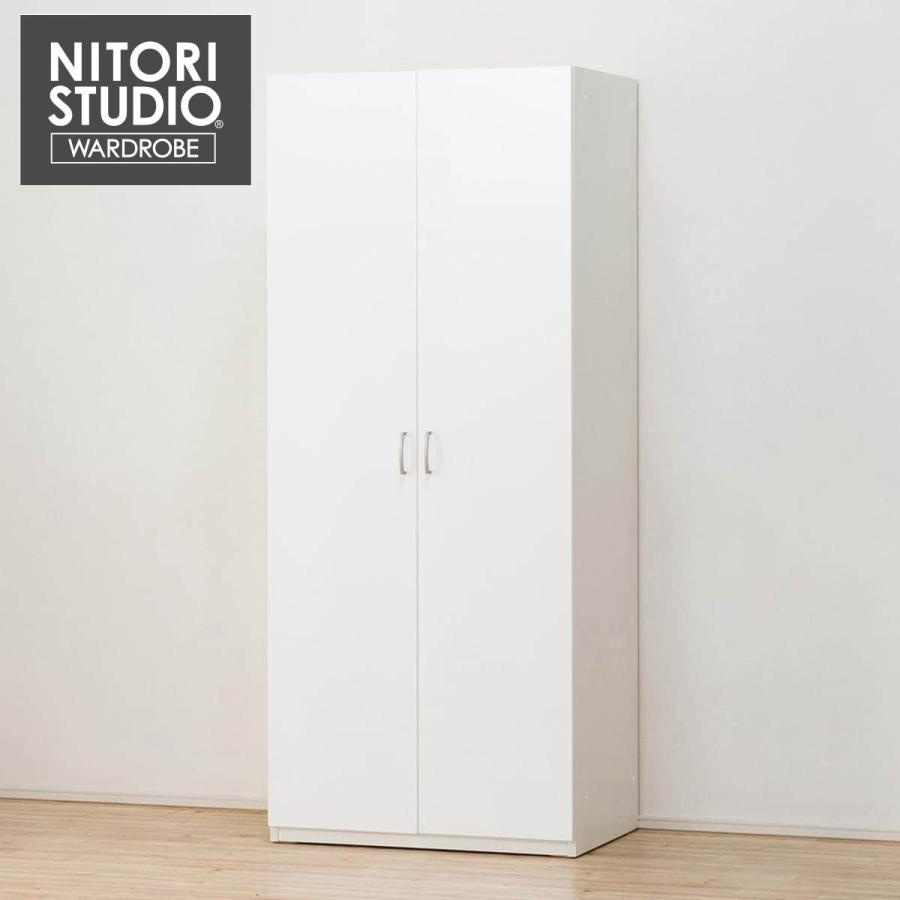 ニトリ（NITORI） 『東日本専用商品』 ワードローブ(ポルテT 80WR WH