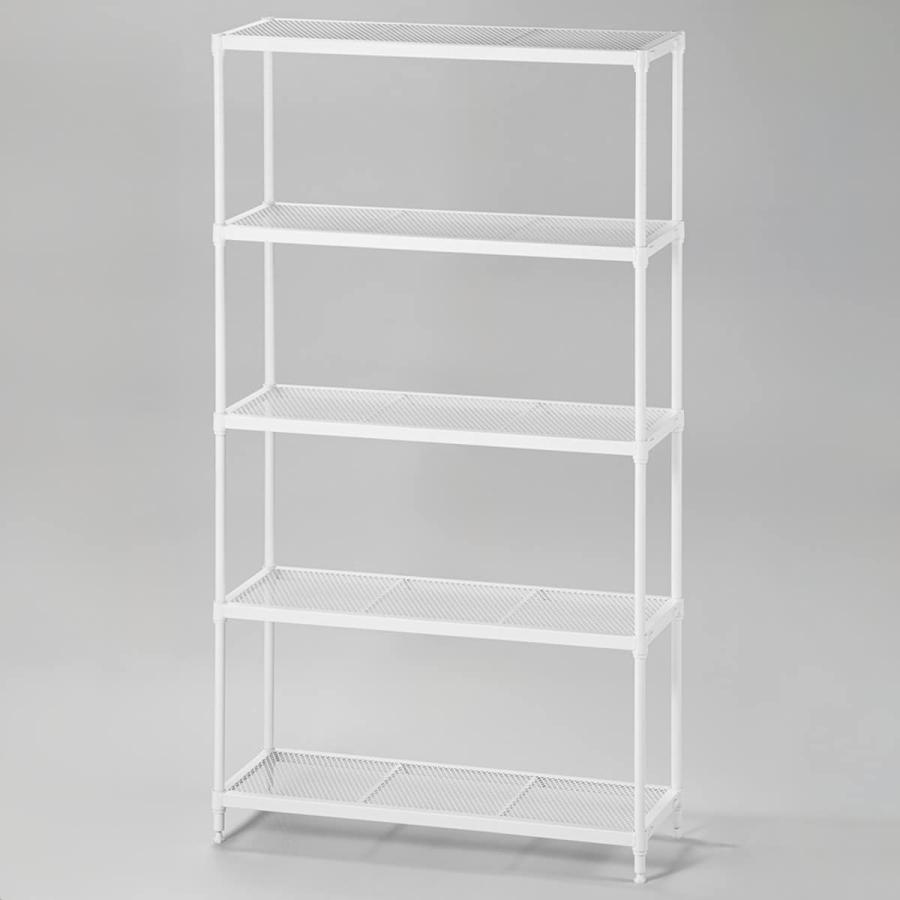 ニトリ（NITORI） (幅85cm) 連結可能なスチールラック (STメッシュ) 4