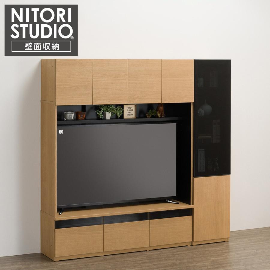 ニトリ（NITORI） ハイテレビボード2点セット(UF01 150 ガラス