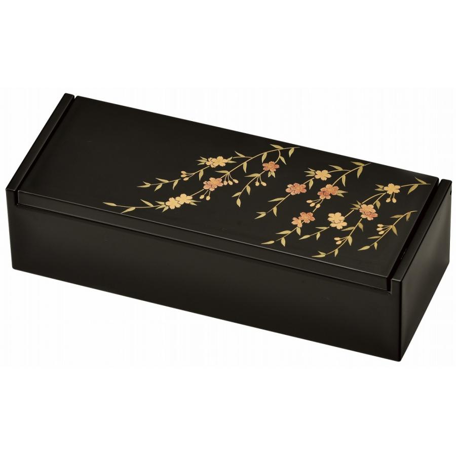 母の日 敬老の日 ジュエリーボックス アクセサリーBOX さくら 黒 内布