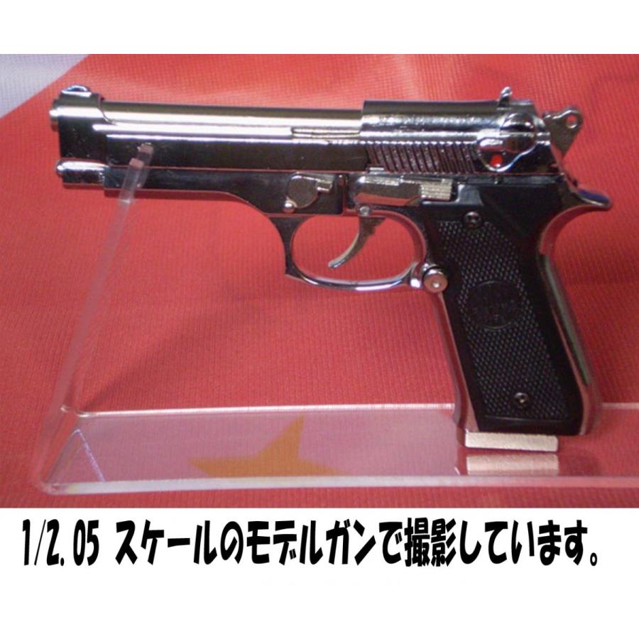 モデルガン ハンドガン ディスプレイ スタンド アクリル クリア (10個