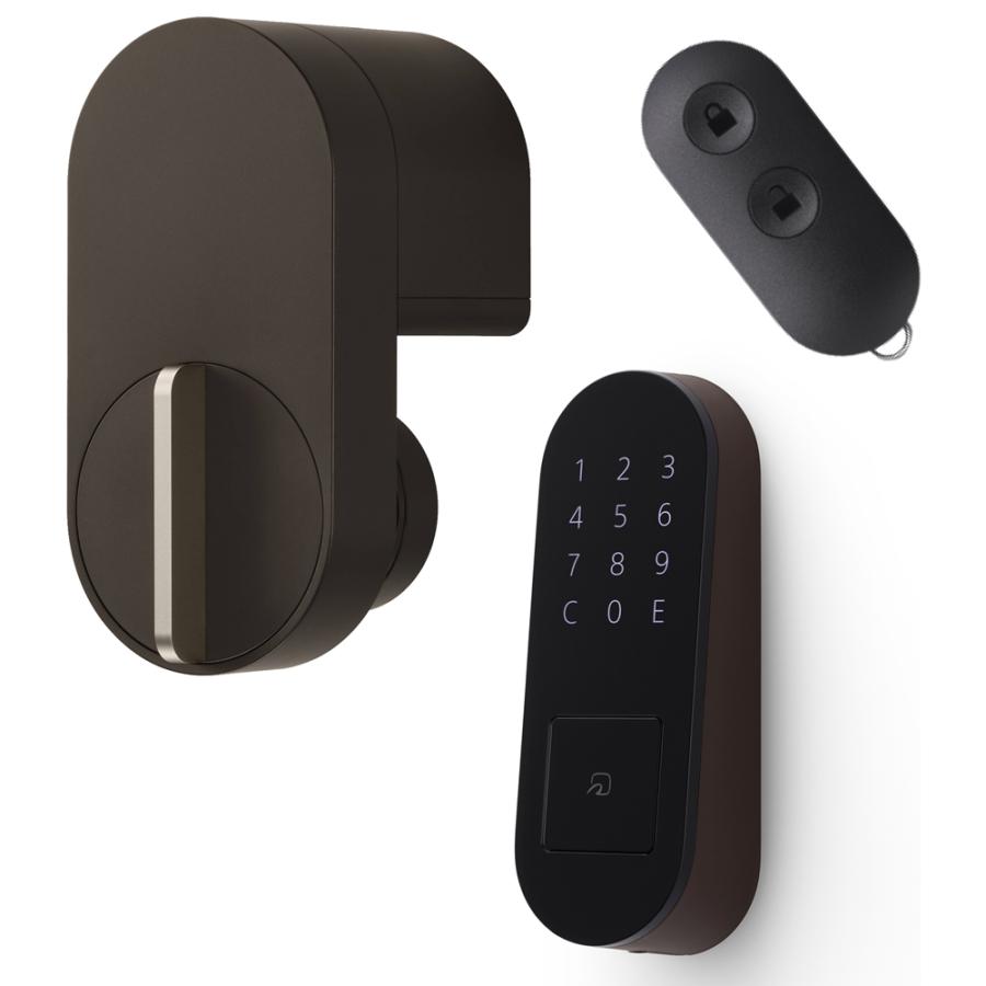 POWER Qrio Lock ブラウン・Qrio Pad・Key Sセット キュリオロック 【3