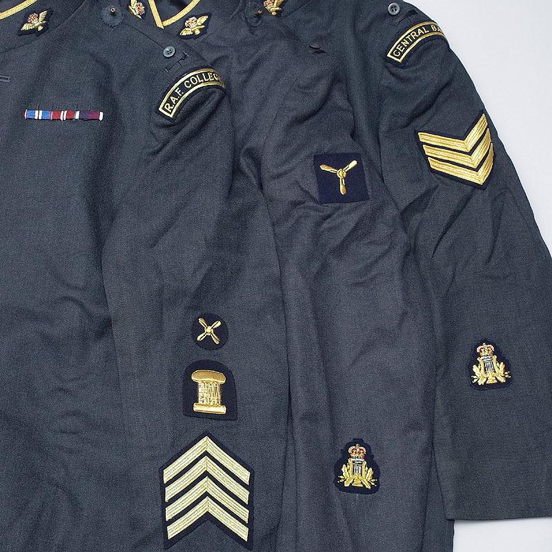 イギリス軍 RAF ミュージックサービス ジャケット ブルー メンズ USED