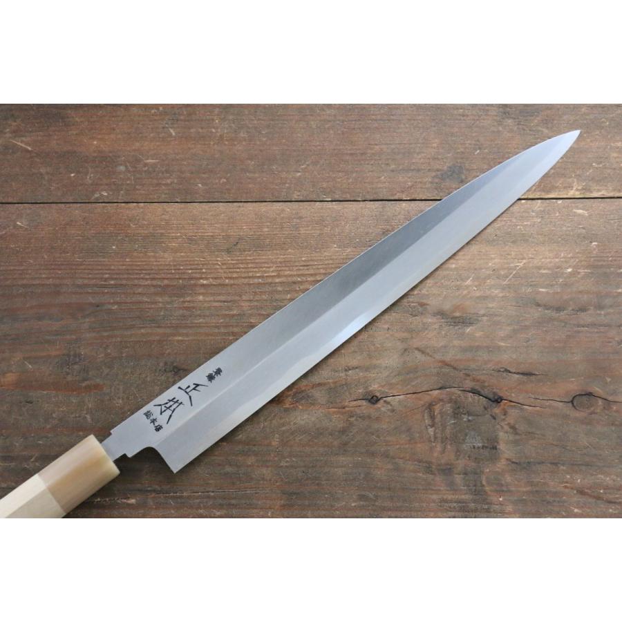 正本総本店 本霞 玉白鋼 柳刃包丁 朴柄 -270mm : 清助刃物 - 通販