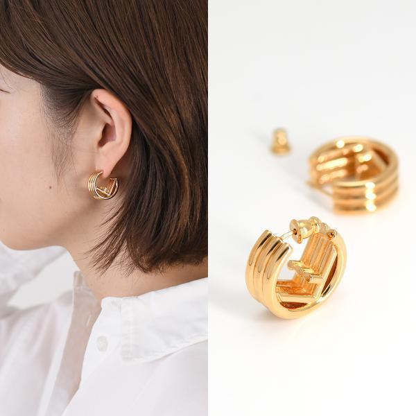 FENDI（フェンディ） アクセサリー ピアス エフ イズ F IS 8AK990 B08