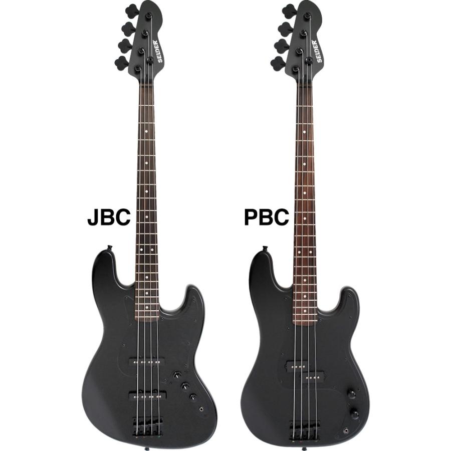 SELDER エレキベース JBC-04/PBC-04 単品〔ケース・シールド付き