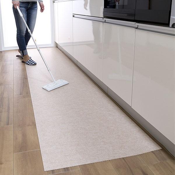 サンコー キッチンマット 60×240 拭ける ふける 台所 ずれない
