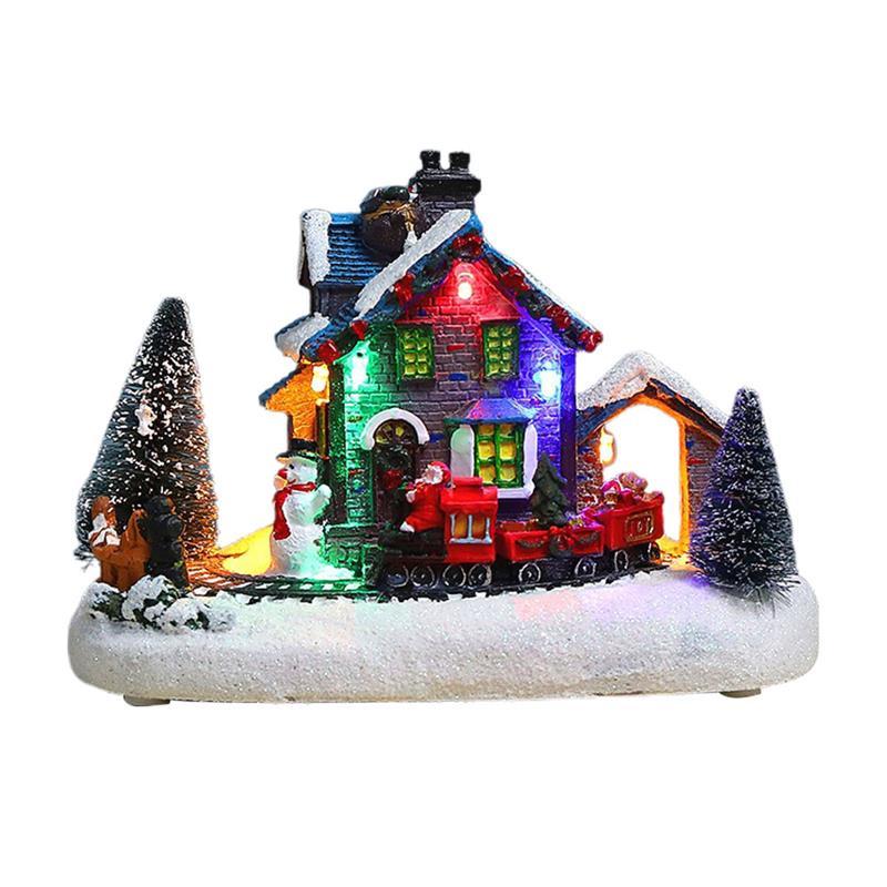 TOY SHOP クリスマス 置物 イルミネーション ファイバーハウス TOY
