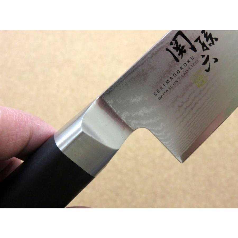 関孫六 包丁 牛刀 21cm (210mm) 関の刃物 貝印 ダマスカス 33層