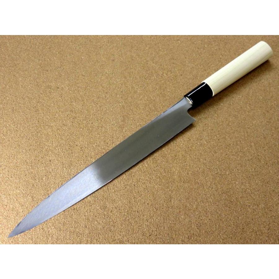 包丁 柳刃包丁 23cm (230mm) 関の刃物 ステンレス複合材 (SK5 軟鉄) 右