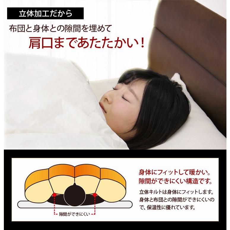 羽毛布団 2枚合わせ【N】プレミアムゴールドラベル【送料無料