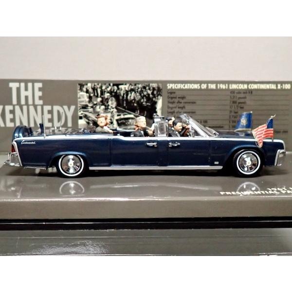 ミニチャンプス MINICHAMPS 1/43 ケネディー大統領専用車 LINCOLN