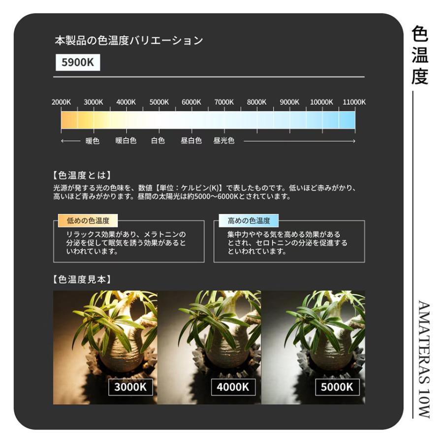 アマテラス 【LED 10W】 植物育成ライト BARREL 水槽用照明