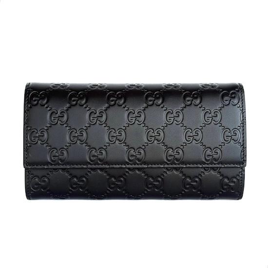 GUCCI（グッチ） 最新作! 二つ折り 長財布 ブラック 779785 CWC1G 1000